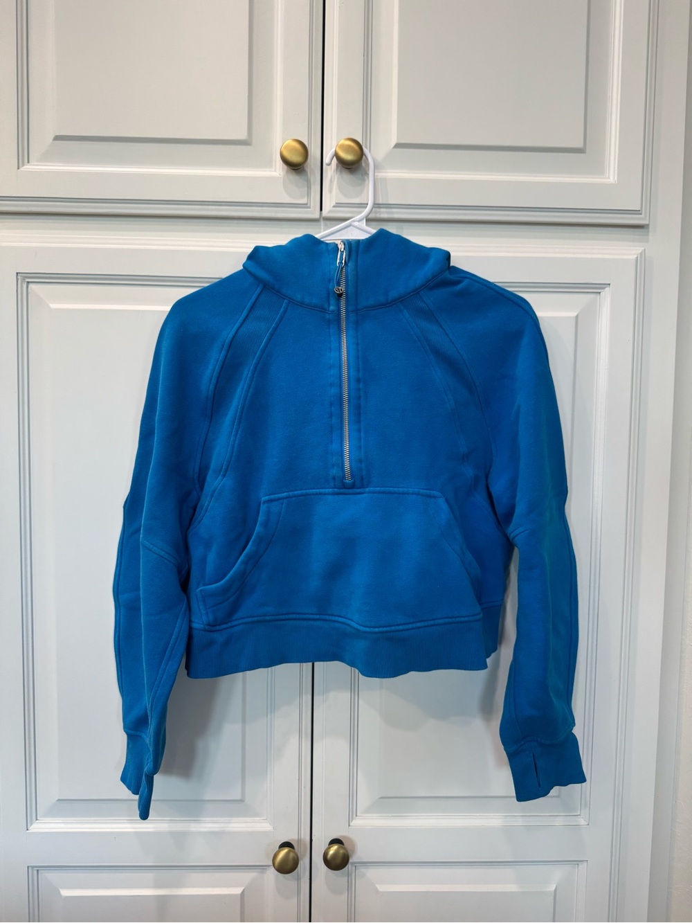 lululemon athletica Bright Blue Half-Zip Pullover
